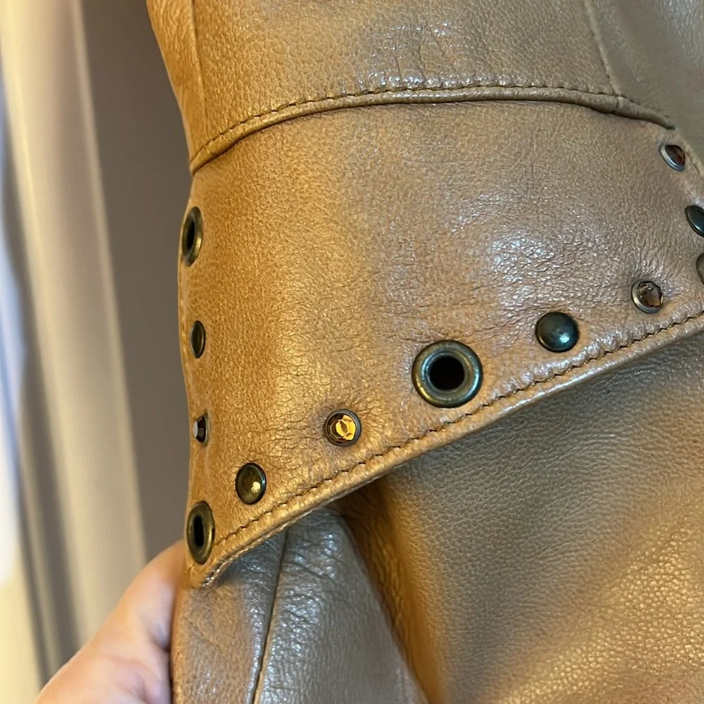 EREZ Vera Pelle studied leather jacket made in Italy - Picture 2 of 6